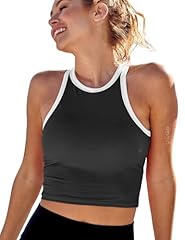 Black and White Sports Bra