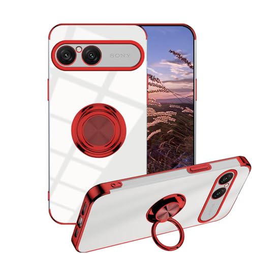 Wousunly P[X݊܂Sony Xperia 10 VIIP[XNA Ot X}zP[X For Xperia 10 VIIO360°]ԍڃzgуJϏՌTPUh~^Sʕی ()