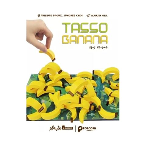 Tasso Banana, Small Box Dexterity Game About Stacking Your Bananas, Wooden Pieces - 25th Century Games Cover