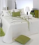  Reig Martí - Colcha bouti reversible Linet - Verde, Cama de 135 cm
