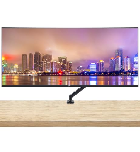 Image of Dell U3824DW Curved 38-inch 1600P 2K WQHD+ 60Hz 5ms UltraSharp Monitor, Full Dock, IPS, HDMI, DisplayPort, USB Hub, USB-C, Ethernet, Speakers, and Desk Mount Monitor Stand (Renewed)