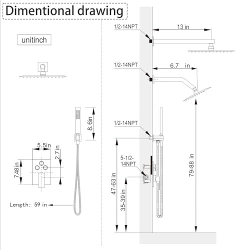 Smart Shower System Digital Control