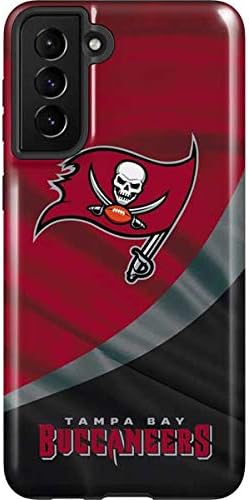 Skinit Pro Phone Case Compatible with Galaxy S21 Plus 5G - Officially Licensed NFL Tampa Bay Buccaneers Large Logo Design
