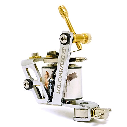 HILDBRANDT .444 Marlin Tattoo Machine 10 Wrap SHADER GUN COIL Tatuage