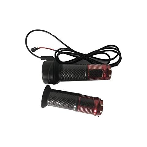 NBPOWER 2019 Style Universal Voltage Twist Throttle, 24V 36V 48V 3 Wire Twist Throttle Hand Grip for Electirc Scooter Bike, for E-Bike DIY Conversion Kit Parts,Electric Bike kit. Cover