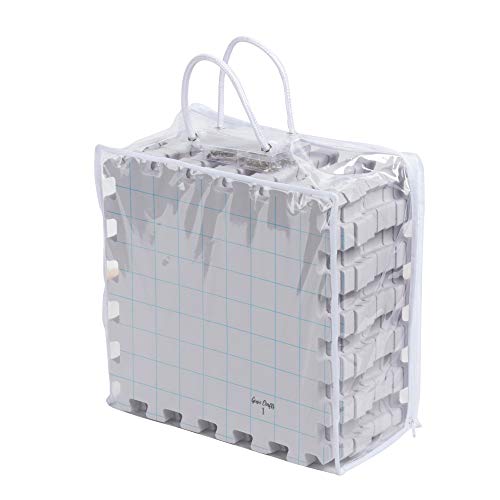 Juvale 9-Pack Thick Blocking Board Mats with 200 T-Pins and Storage Bag