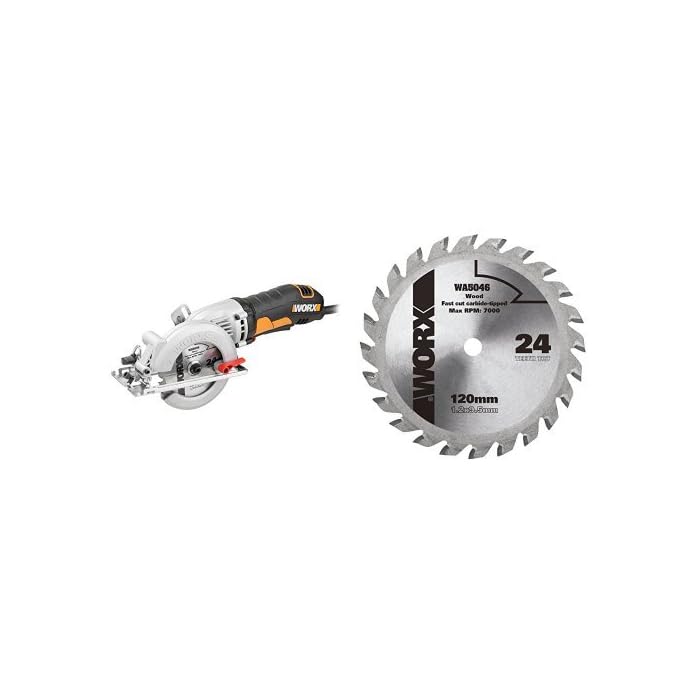 Buy WORX WX429 400W 120mm Worxsaw XL 