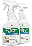 The Ecology Works Solution - Plant-Based Dog & Cat Dander Remover Spray and Dust Mite Waste Reducer for Relief from Allergies - For Cleaning Home, Bedding, & Furniture Naturally