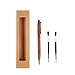 Artinova Wooden Gel Pen Black Ink Handcrafted with Two 0.5mm Black Ink Refills Made of Walnut ARTA-0059