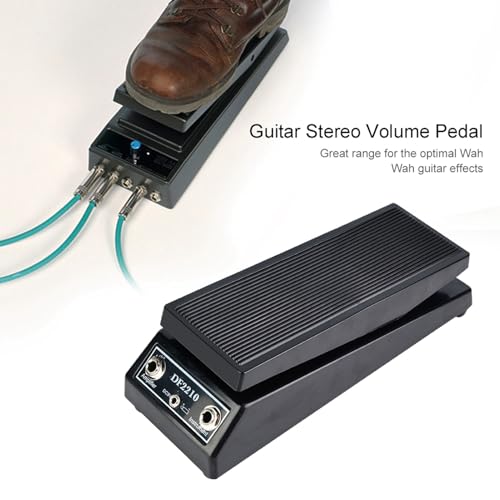RIZGHWOY Pédale Wah Classique, effet wah-wah pour guitare électrique, commande au pied on/off, large plage de réglage pour musiciens et DJs
