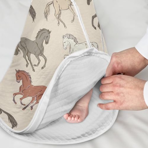 Image of vvfelixl Bright Funny Dinosaurs Baby Sleeping Bag Sleep Sack,Baby Wearable Blanket Sleep Suit for 0-6 Months