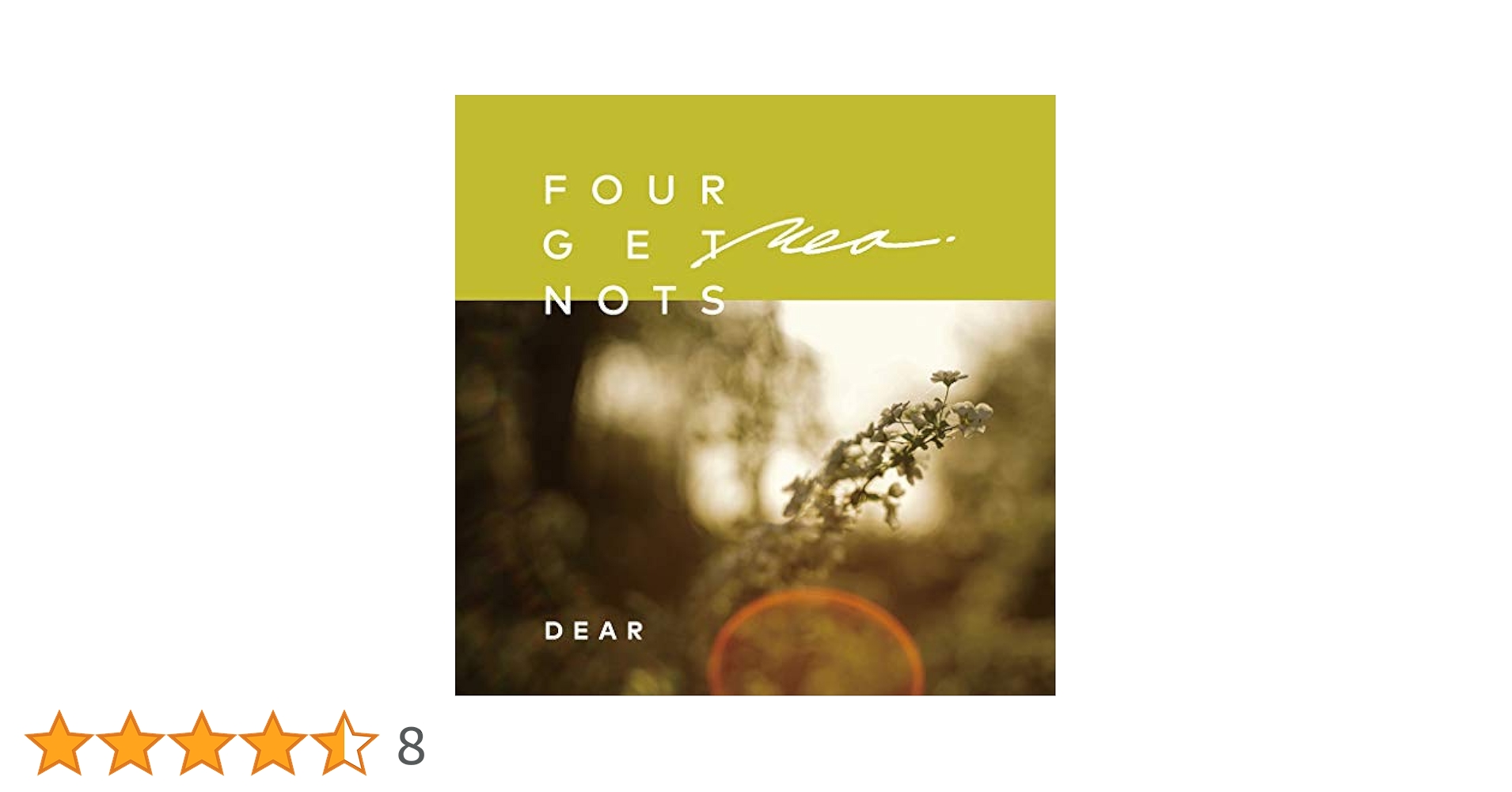 four get me a nots 特典ライブDVD&特製外装BOX 最終価格 Amazon.co.jp: DEAR: ミュージック