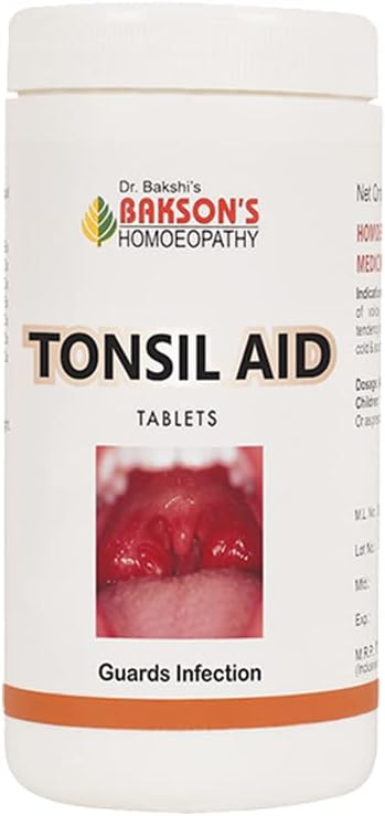 Tonsil Aid | Helps Relieve Tonsil Pain & Inflammation, 200 Tablets