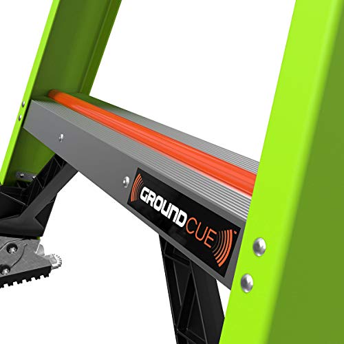 Little Giant Ladders, King Kombo, Technical, 8 Ft. A Frame, 14 Ft. Extension, Ground Cue, V-bar, Sure Set Feet, Fiberglass, Type 1AA, 375 lbs weight rating, (13814-074)
