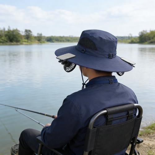 Chapeau multi-usage ventilateur réfrigérant batterie USB longue durée