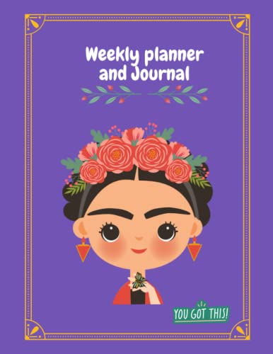 Weekly planner and journal: Undated organizer for weekly to-do lists, notes and goals and complete weekly journal entries