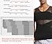 RIBIKA Gynecomastia Compression Shirt Slimming Body Shaper Vest Workout Tank Tops Abs Abdomen Undershirt Tummy Control Black