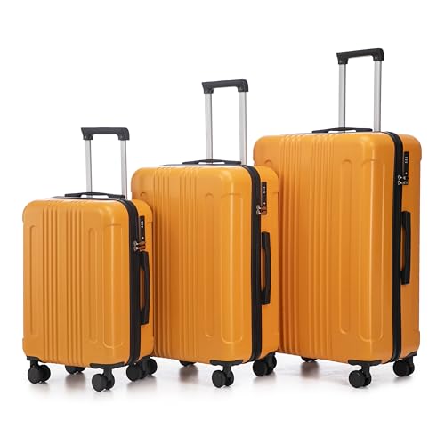 Durable 3-Piece ABS Luggage Set - 20