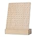 Holibanna Soporte para Pendientes Soporte para Exhibición de Joyas de Madera Organizador de Pendientes para Escaparate Tocador Baño Hogar