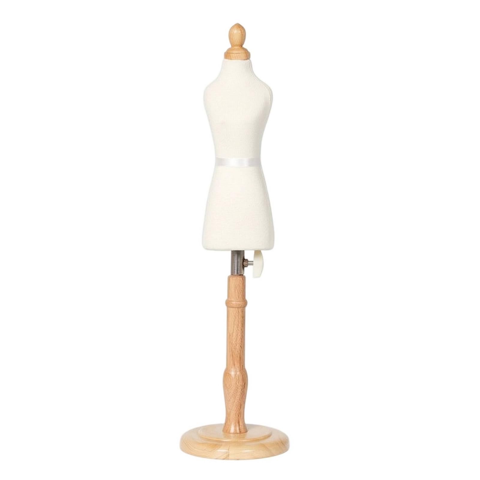 predolo Manichino Sartorial in Miniatura Appuntabile Mini Manichino con Supporto Busto con Supporto per Studenti di Moda, Sarti , Modello Con Linee Di Marcatura Rosse, Versione Femminile In Scala 1 3