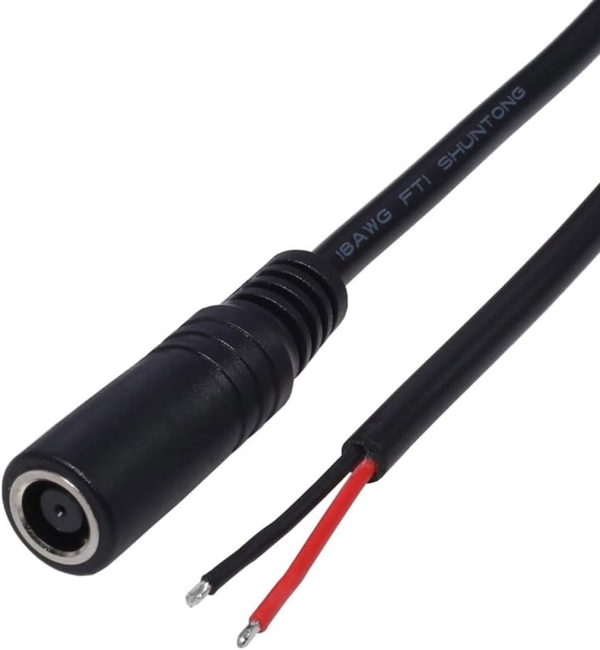 DC7.4x5.0mm Female to 2Pin Power Cord for Notebook Power Supply