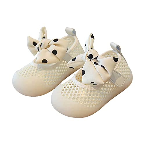 Toddler Baby Girls Shoes Breathable Shoes Bow Strap Sandals Girl Sandals Baby Soft Shoe Cover Sandals for Girls Size 11