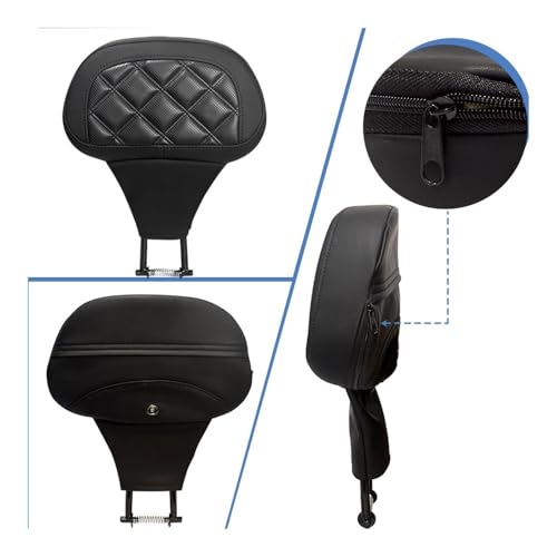 Support de dossier conducteur moto en cuir synthétique pour CVO Touring