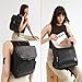 BERLINER BAGS Premium Genuine Leather Backpack Sydney, Bookbag, Backpack Purse for Women - Black