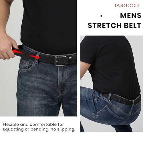 JASGOOD 3-Pack Stretch Belts