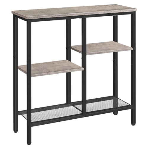 HOOBRO Mesa de Consola, Mesa Auxiliar Estrecha de 75 cm, Mesa Lateral para Sofá, Aparador de...