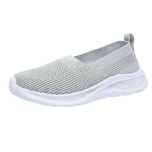 Scarpe da ginnastica leggere da passeggio in rete di grandi dimensioni scarpe da donna nuove scarpe sportive in rete traspirante confortevole casual scarpe sportive un tessuto volante suola morbida