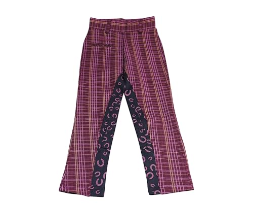 Grewal Equestrian Kid's Caerus Mixed Print Pull-On Breeches (US, Numeric, 10, Regular, Caerus)