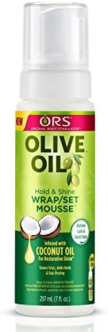 Organic Root Stimulator Org Roots Olive Oil Wrap / Set Mousse 7 Oz
