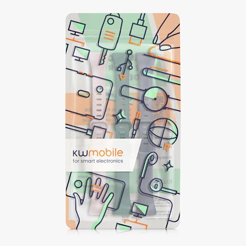 kwmobile 3X Sportarmband kompatibel mit Fitbit Charge 6 / Charge 5 Armband - Fitnesstracker Band Set aus TPU Silikon