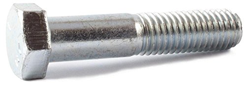 Vis à tête hexagonale acier zingué 1/2-20 x 5 pouces Grade 5 | Lot de 25 pièces International