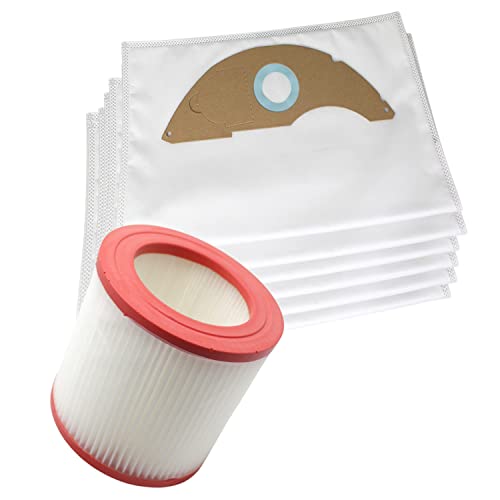 MisterVac 5 x Staubsaugerbeutel + Filter kompatibel mit Starmix PL-1422 eCRAFT