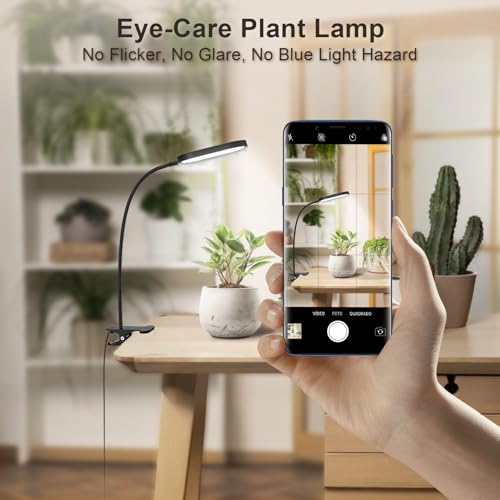 10W Lampe de Croissance LED à Spectre Complet – 264 LED, 5 Niveaux de Luminosité, Minuterie Automatique, Étanchéité et Flexibilité pour Plantes d'Intérieur, Succulentes(Adaptateur Inclus) – Image 7