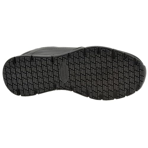 Skechers for Work Women's Nampa-Annod Food Service Shoe,black polyurethane,8.5 M US