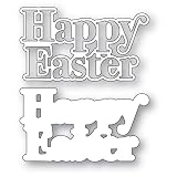 Shadow Words 'Happy Easter' wykrojniki do tworzenia kart, angielskie słownictwo metalowe wykrojniki do scrapbookingu, szablony do samodzielnego wykonania albumów, imprez, wesel, festiwali, dekoracji