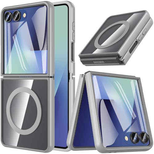 Coque Galaxy Z Flip 7 MagSafe Hensinple transparente pour protéger votre téléphone au quotidien
