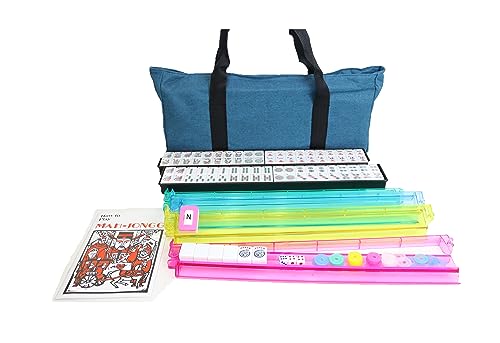 Set de Mahjong Americano 166 fichas en bolsa portátil