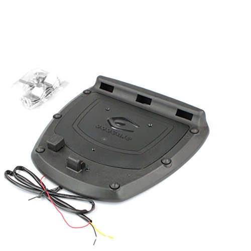 Top Case Astra S48 L maleta trasera para viajes largos en moto negra