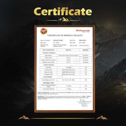 Baidyanath Himalayan Shilajit Resin 20g — Shilajit Supplements - image 7