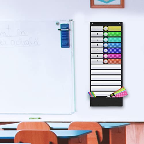 Amagogo Tabela de bolso com agenda resistente com organizador de arquivos de cartões para casa inter