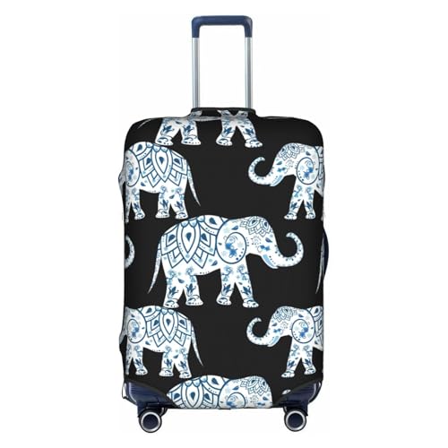 Housse de bagage élastique contre les rayures de valise L fermeture éclair éléphant