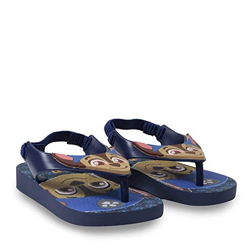 Slide Ipanema Patrulha Canina Baby Bebê Menino S: Azul/G: Azul/Bege 20/21