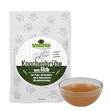 Schecker - Knochenbrühe für Hunde Huhn - Futtertopping für Hunde - 12x100ml - Brühe einfach über das Hundefutter gießen