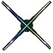 Proiettore Ologramma 3D, Macchina Pubblicitaria Olografica 3D Display Pubblicitario 3D a 512 LED WIFI Hologram LED Fan per il Centro Commerciale, Ristoranti, Bar, Eventi di Festa ecc(Spina UE)