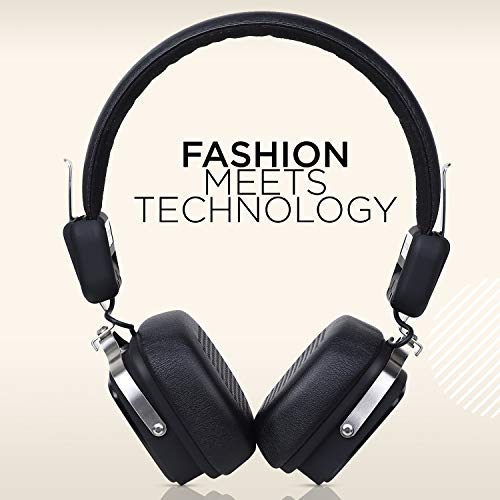 Image of boAt Rockerz 600 Wireless Bluetooth Headphones with HD Sound, Integrated Controls, in-Built Mic, X Kunal Rawal Edition (Victoria Black)