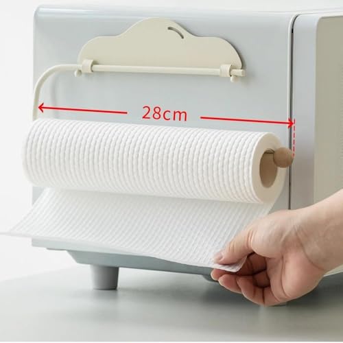 Portarrollos de papel higiénico para colgar que optimiza tus armarios de cocina y despensas 4